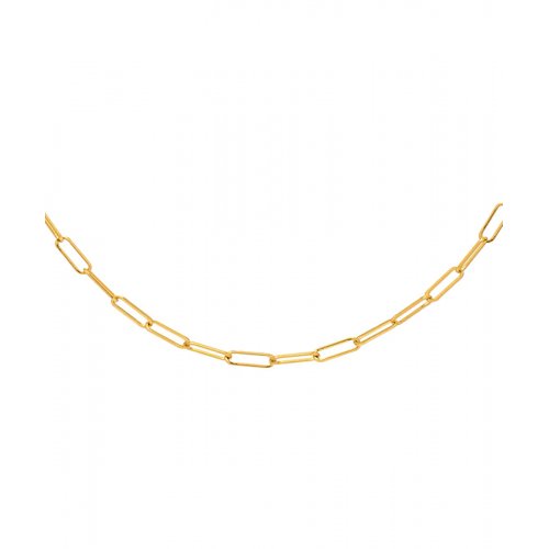 Gold Paperclip Necklace