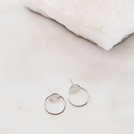 Disc & Hoop Earring
