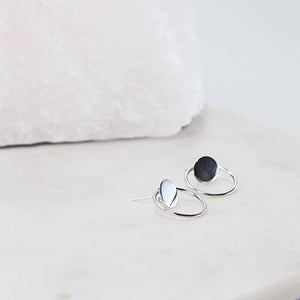 Disc & Hoop Earring