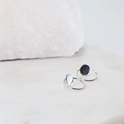 Disc & Hoop Earring