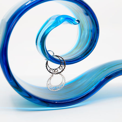 Lace Inspired Hoops
