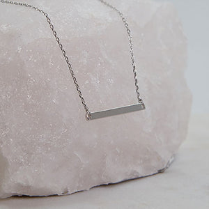 Horizontal Bar Necklace