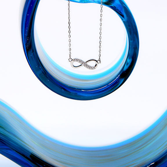 Sparkle Infinity Necklace
