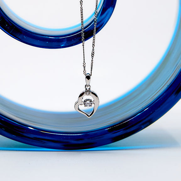 Dancing Diamond Necklace