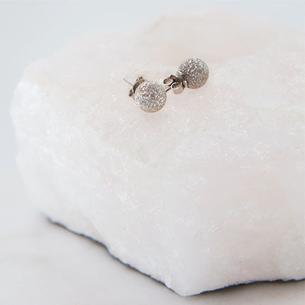 Sandblasted Ball Studs