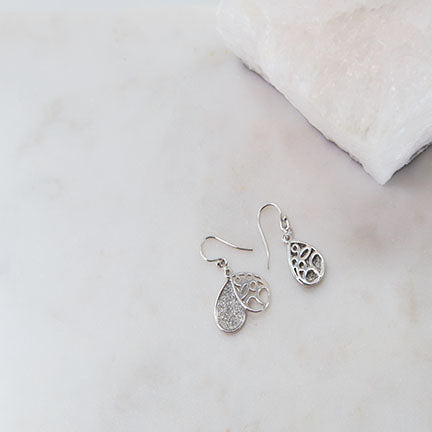 Tearshape Stardust Dangles