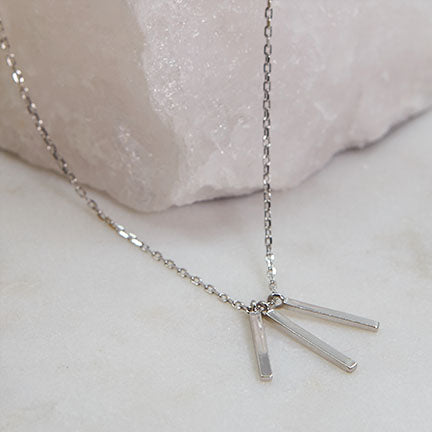 Triple Bars Necklace