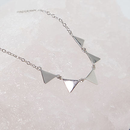 Triple Triangle Necklace