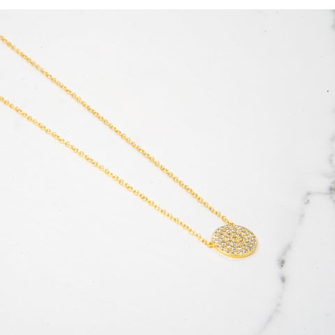 Clustered Disc Necklace